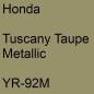 Preview: Honda, Tuscany Taupe Metallic, YR-92M.